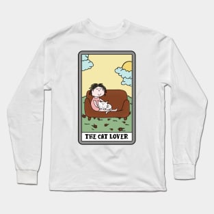 The cat lover - funny tarot cat Long Sleeve T-Shirt